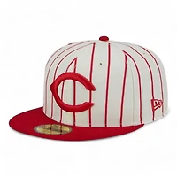 Cincinnati Reds Chrome and Red Original Big League Chew Gray UV 59FIFTY Fitted Hat