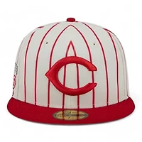 Cincinnati Reds Chrome and Red Original Big League Chew Gray UV 59FIFTY Fitted Hat