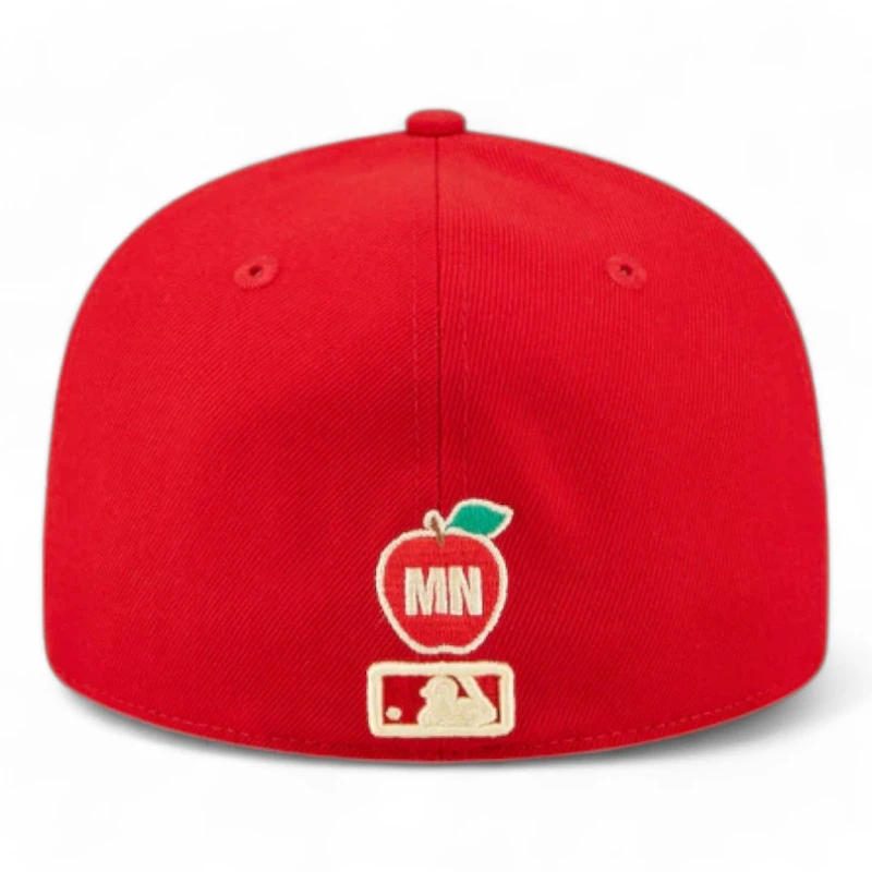 Minnesota Twins Red 1985 Patch Yellow UV 59FIFTY Fitted Hat