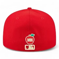 Minnesota Twins Red 1985 Patch Yellow UV 59FIFTY Fitted Hat