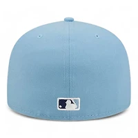 Chicago Cubs Baby Blue City Connect Navy UV 59FIFTY Fitted Hat