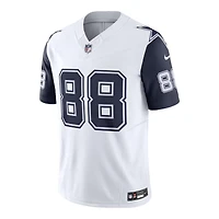 Dallas Cowboys CeeDee Lamb White and Navy Nike Vapor F.U.S.E Limited Jersey