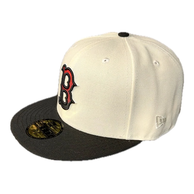 Boston Red Sox Chrome and Black Fenway Park Patch Gray UV New Era 59FIFTY Fitted Hat