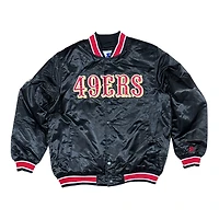 San Francisco 49ers 2024 Pro Image Exclusive GIII Full Snap Satin Starter Jacket