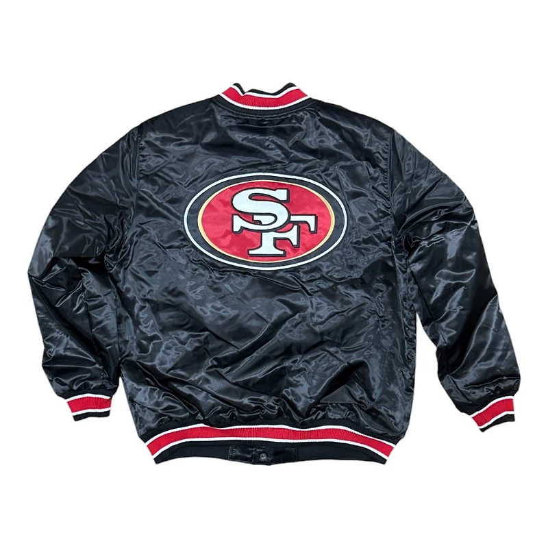 San Francisco 49ers 2024 Pro Image Exclusive GIII Full Snap Satin Starter Jacket