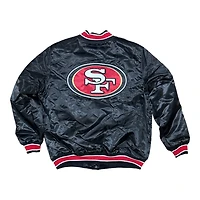 San Francisco 49ers 2024 Pro Image Exclusive GIII Full Snap Satin Starter Jacket