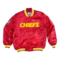 Kansas City Chiefs Red 2024 Pro Image Exclusive GIII Full Snap Satin Starter Jacket