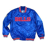 Buffalo Bills Royal Blue 2024 Pro Image Exclusive GIII Full Snap Satin Starter Jacket