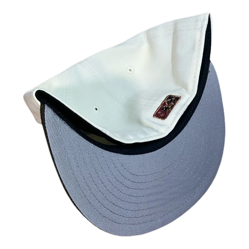 Spokane Indians Chrome and Walnut Brown Patch Gray UV New Era 59FIFTY Fitted Hat