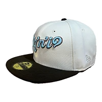 Spokane Indians Chrome and Walnut Brown Patch Gray UV New Era 59FIFTY Fitted Hat