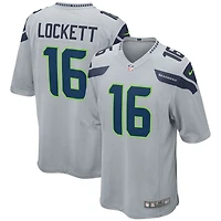 Youth Seattle Seahawks Tyler Lockett Gray Nike Game Jersey