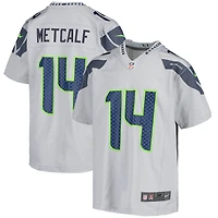 Youth Seattle Seahawks DK Metcalf Gray Nike Game Jersey