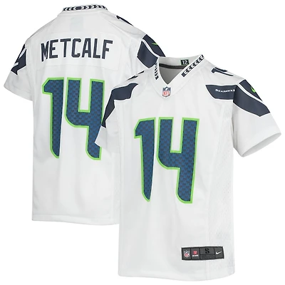 Youth Seattle Seahawks DK Metcalf White Nike Game Jersey
