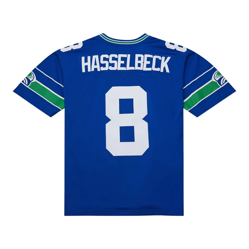 Seattle Seahawks Matt Hasselbeck Royal Blue 2001 Retro Throwback Mitchell & Ness Legacy Jersey
