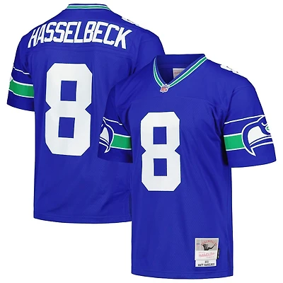 Seattle Seahawks Matt Hasselbeck Royal Blue 2001 Retro Throwback Mitchell & Ness Legacy Jersey