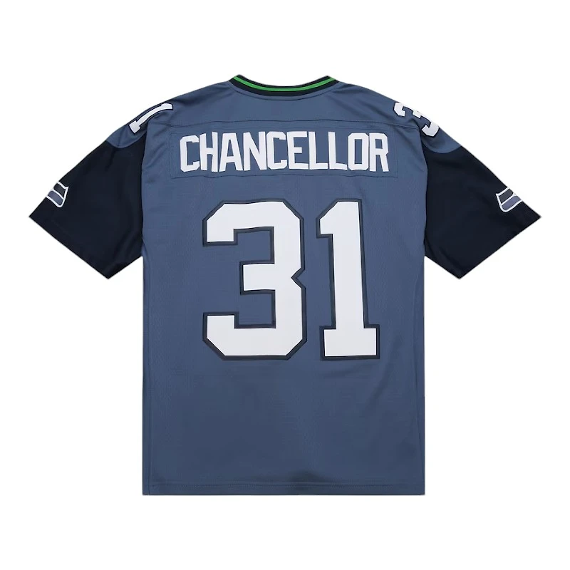 Seattle Seahawks Kam Chancellor Navy 2011 Throwback Mitchell & Ness Legacy Jersey