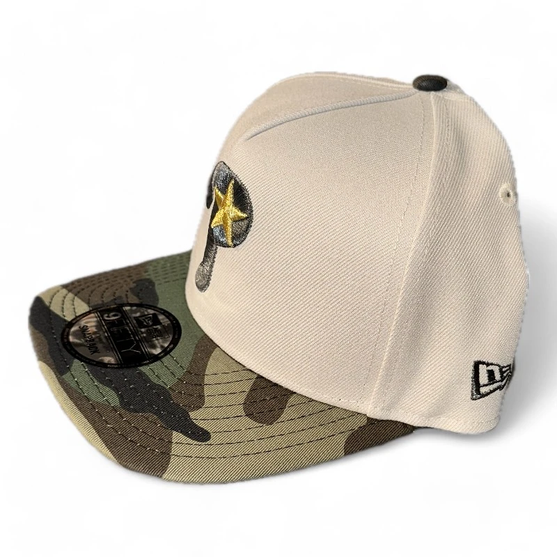 Philadelphia Phillies Stone and Woodland Camo 1996 ASG Patch Green UV New Era A-Frame Snapback Hat