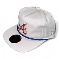 Atlanta Braves Optic White Roper 150th Anni Patch Green UV New Era A-Frame Snapback Hat