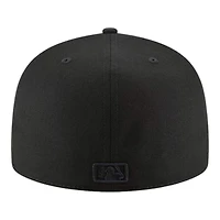 Los Angeles Dodgers Black on with Gold 2024 WS Champions Patch Gray UV New Era 59FIFTY Fitted Hat