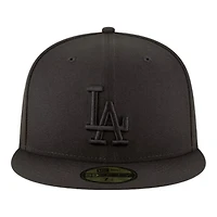 Los Angeles Dodgers Black on with Gold 2024 WS Champions Patch Gray UV New Era 59FIFTY Fitted Hat
