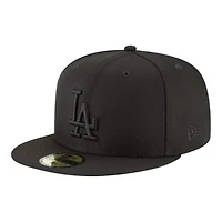 Los Angeles Dodgers Black on with Gold 2024 WS Champions Patch Gray UV New Era 59FIFTY Fitted Hat