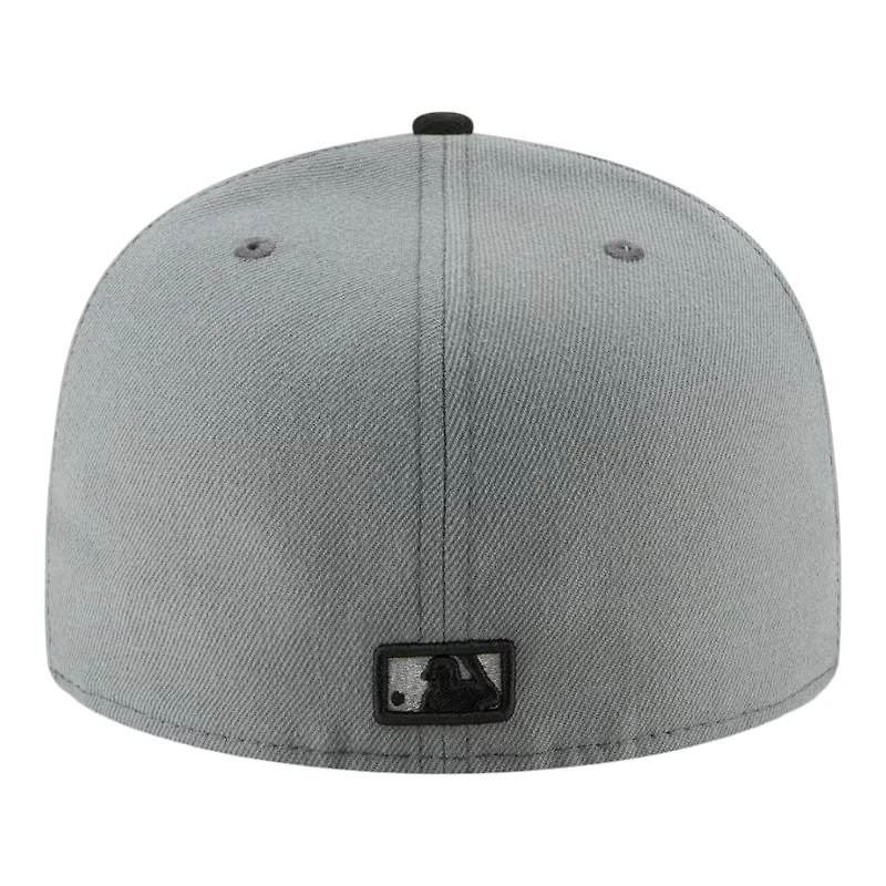 Los Angeles Dodgers Grey and Black 2024 WS Champs Patch Gray UV New Era 59FIFTY Fitted Hat