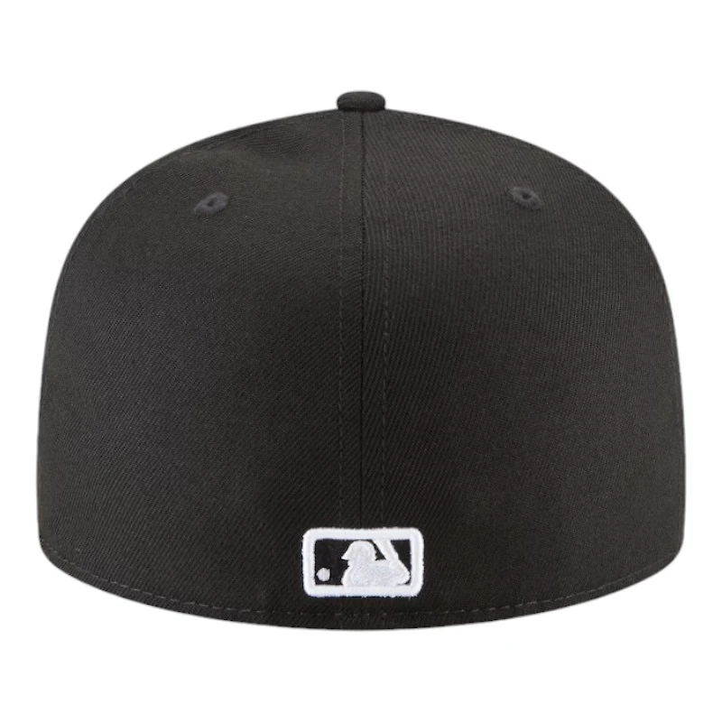 Los Angeles Dodgers Black and White 2024 WS Champs Patch Gray UV New Era 59FIFTY Fitted Hat