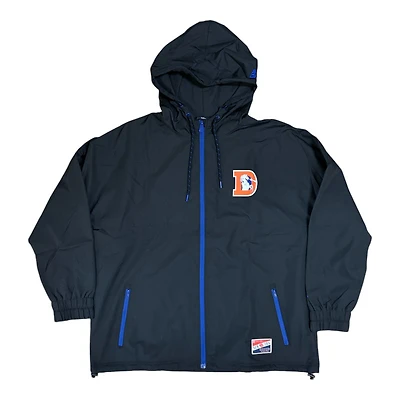 Denver Broncos Black Pro Image Exclusive New Era Lightweight Windbreaker Jacket