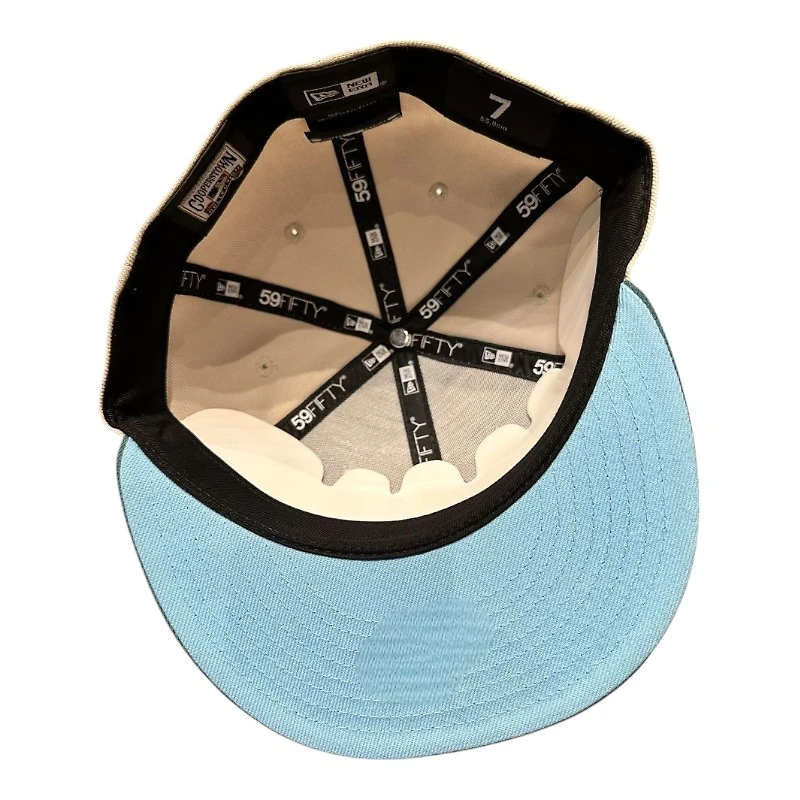 San Francisco Giants Stone and Green "Money on my Mind" 2010 WS Patch Light Blue UV New Era 59FIFTY Fitted Hat