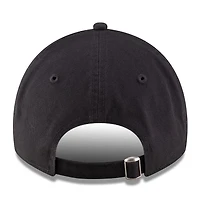 Utah Hockey Club Black Basic Blue Circle Logo NHL New Era 9TWENTY Adjustable Hat