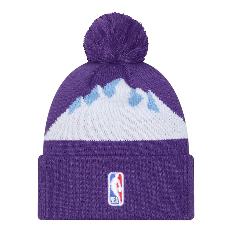 Utah Jazz Purple 2024-25 City Edition New Era Cuffed Knit Beanie Hat