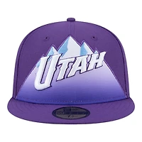 Utah Jazz Purple 2024-25 City Edition NBA New Era 59FIFTY Fitted Hat