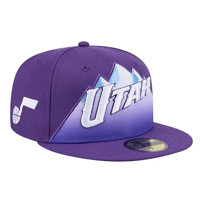 Utah Jazz Purple 2024-25 City Edition NBA New Era 59FIFTY Fitted Hat