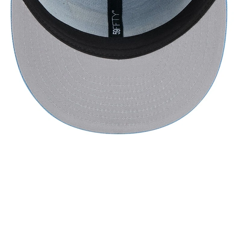 Utah Jazz Light Blue Alternate 2024-25 City Edition NBA New Era 59FIFTY Fitted Hat