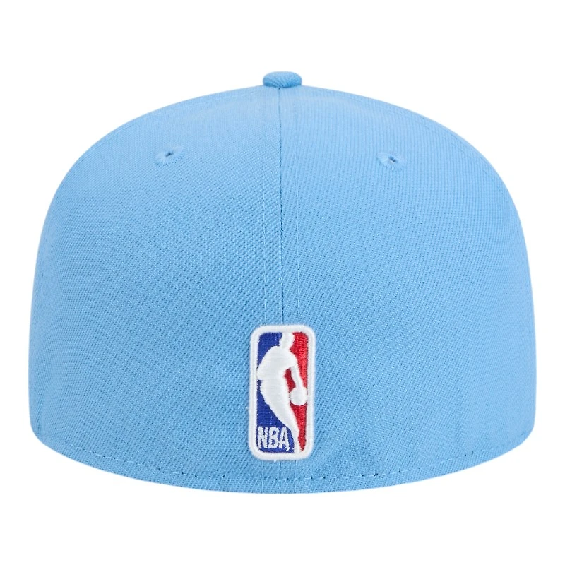 Utah Jazz Light Blue Alternate 2024-25 City Edition NBA New Era 59FIFTY Fitted Hat