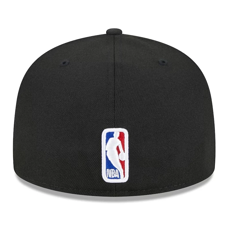 Utah Jazz Black and Graphite 2024-25 City Edition NBA New Era 59FIFTY Fitted Hat