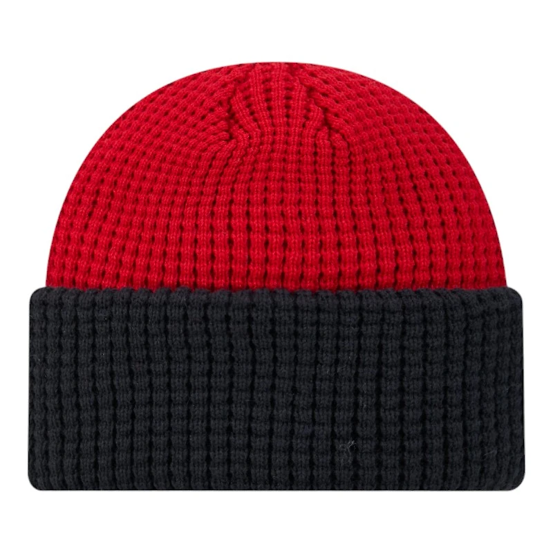 St. Louis Cardinals Red and Navy Waffled Knit Beanie Hat