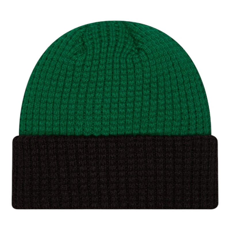 Boston Celtics Green and Black Waffled Knit Beanie Hat