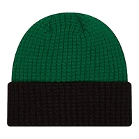 Boston Celtics Green and Black Waffled Knit Beanie Hat