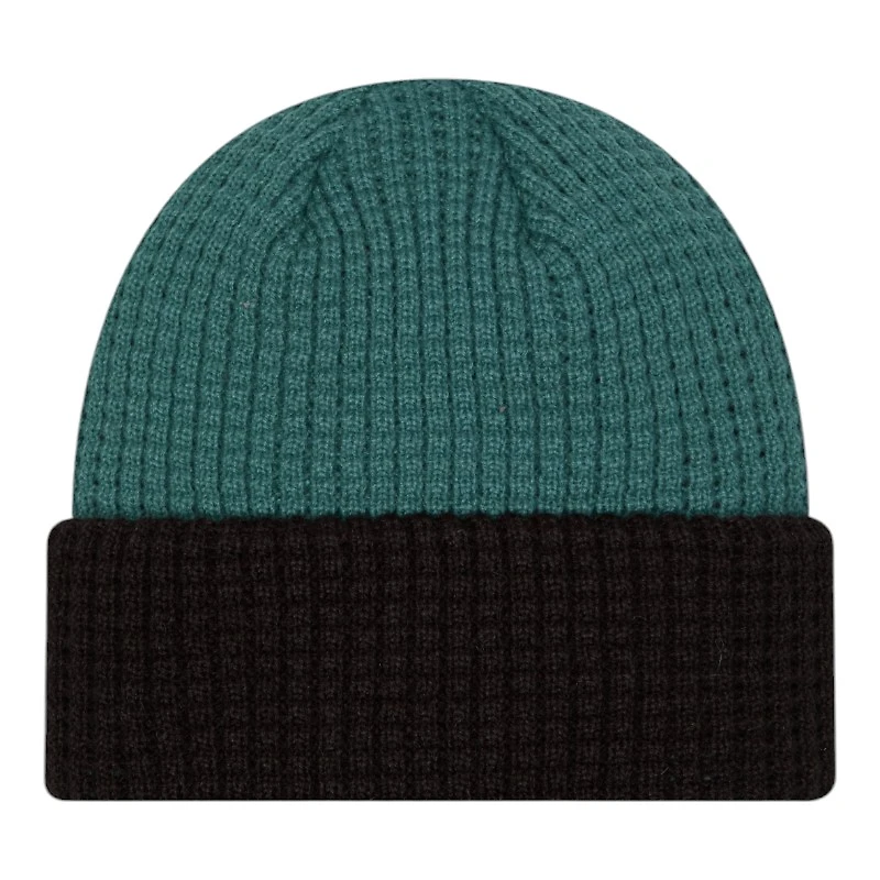 Philadelphia Eagles Green and Black Waffled Knit Beanie Hat