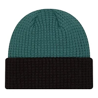 Philadelphia Eagles Green and Black Waffled Knit Beanie Hat