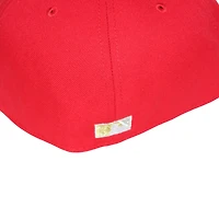 Los Angeles Dodgers Red and Black 50th Anniversary of Stadium Side Patch Gray UV New Era 59Fifty Fitted Hat