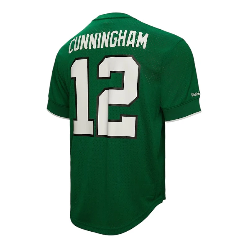 Philadelphia Eagles Randall Cunningham Green Name & Number Mitchell Ness Throwback Retired Player Mesh Top