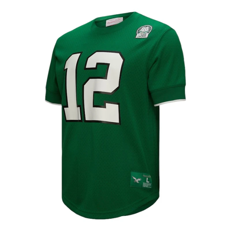 Philadelphia Eagles Randall Cunningham Green Name & Number Mitchell Ness Throwback Retired Player Mesh Top