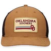 Oklahoma Sooners Khaki Top of the World Trucker Adjustable Hat