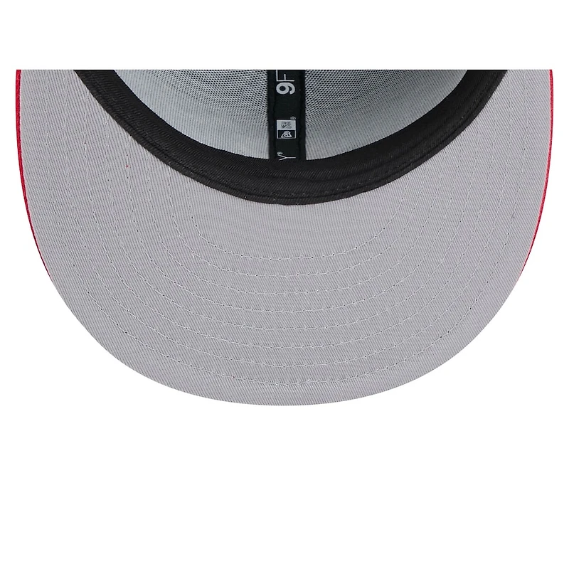 Youth Golden State Warriors Navy and Red 2024-25 City Edition NBA New Era 9FIFTY Snapback Adjustable Hat