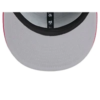 Youth Golden State Warriors Navy and Red 2024-25 City Edition NBA New Era 9FIFTY Snapback Adjustable Hat