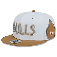 Chicago Bulls White 2024-25 City Edition NBA New Era 9FIFTY Snapback Adjustable Hat