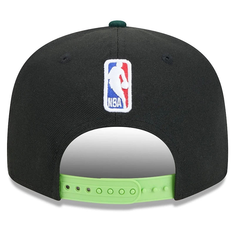 Boston Celtics Black 2024-25 City Edition NBA New Era 9FIFTY Snapback Adjustable Hat