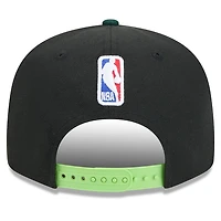Boston Celtics Black 2024-25 City Edition NBA New Era 9FIFTY Snapback Adjustable Hat